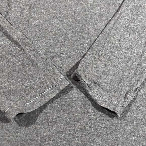 PrAna Long Sleeve Brown Polo Shirt Chest Pocket Men's Size Large - Picture 3 of 11